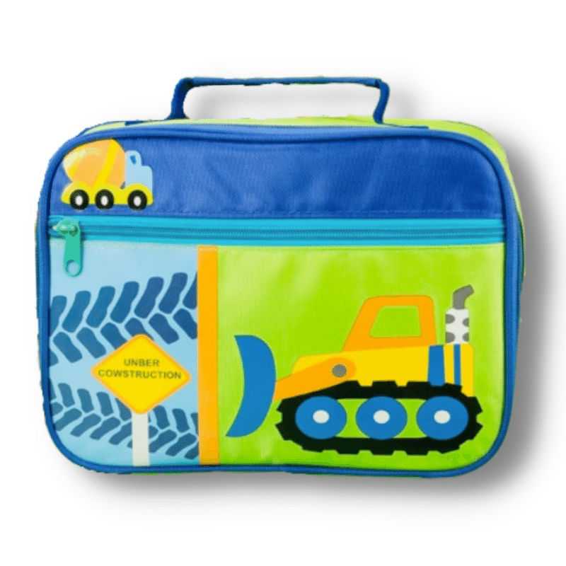 Sac Isotherme Enfant imprimé Tractopelle pour Garçon Sac Isotherme