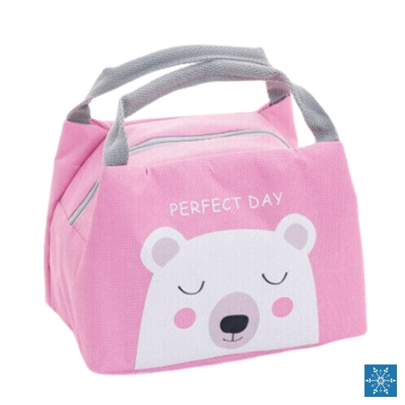 Sac Isotherme Enfant Rose &quot;Ours&quot; Sac Isotherme