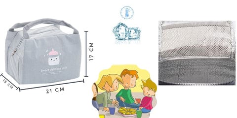 Sac Isotherme Gris pour Enfant Sac Isotherme