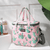 Sac Isotherme Repas 7 Litres Design Vert et Rose Sac Isotherme