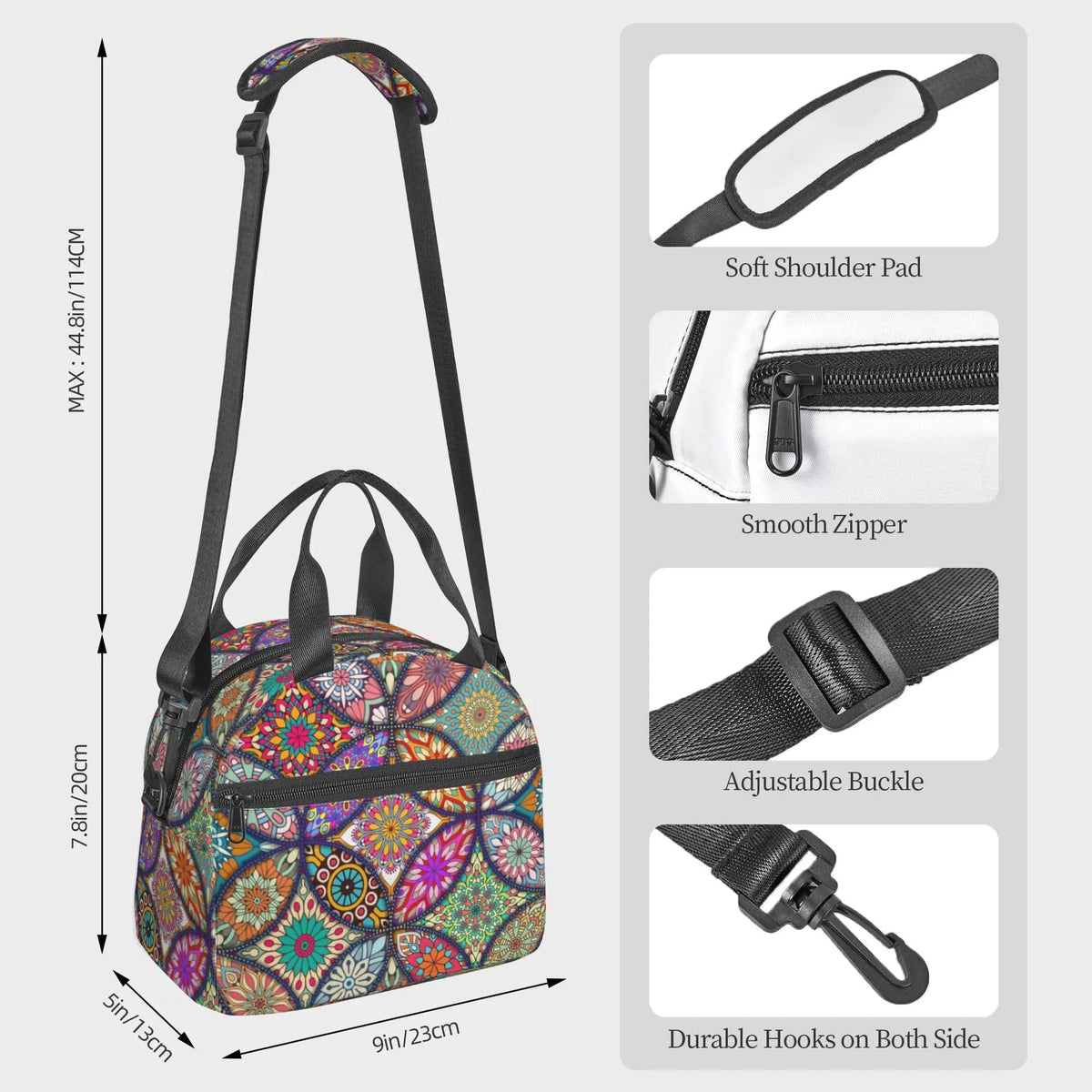 Sac Isotherme Repas Motifs Mandala Sac Isotherme