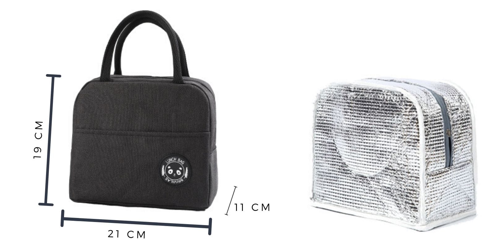 Sac Isotherme Repas Noir Sac Isotherme