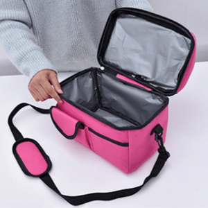 Sac Isotherme Rose pour dejeuner