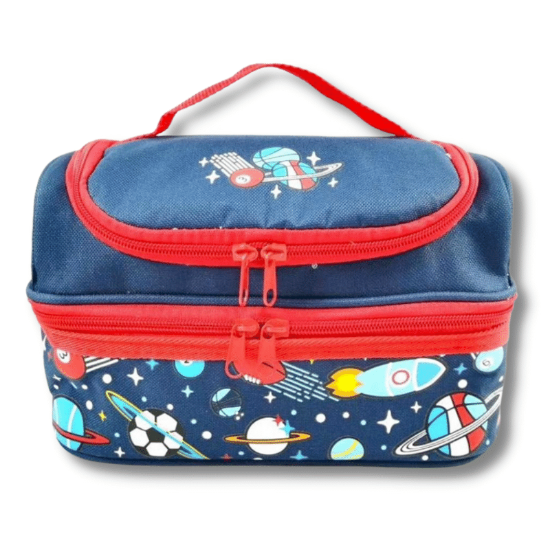 Sac Repas Isotherme Enfant 2 Compartiments imprimé Espace Sac Isotherme