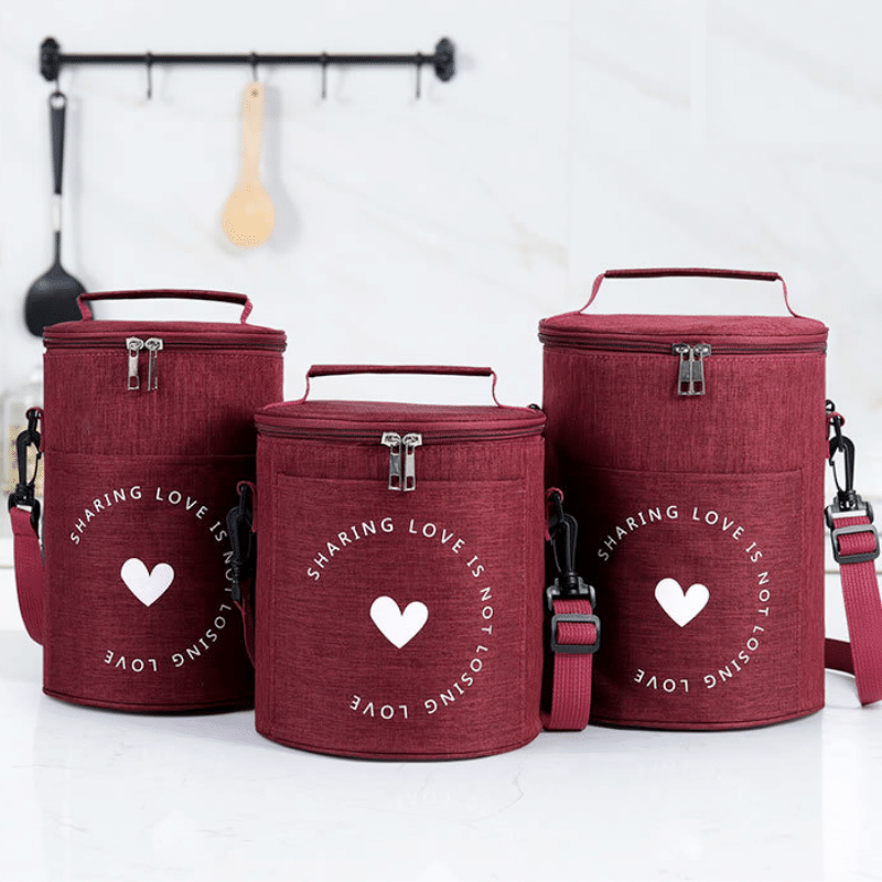 Sac Rond Isotherme Bordeaux Sac Isotherme