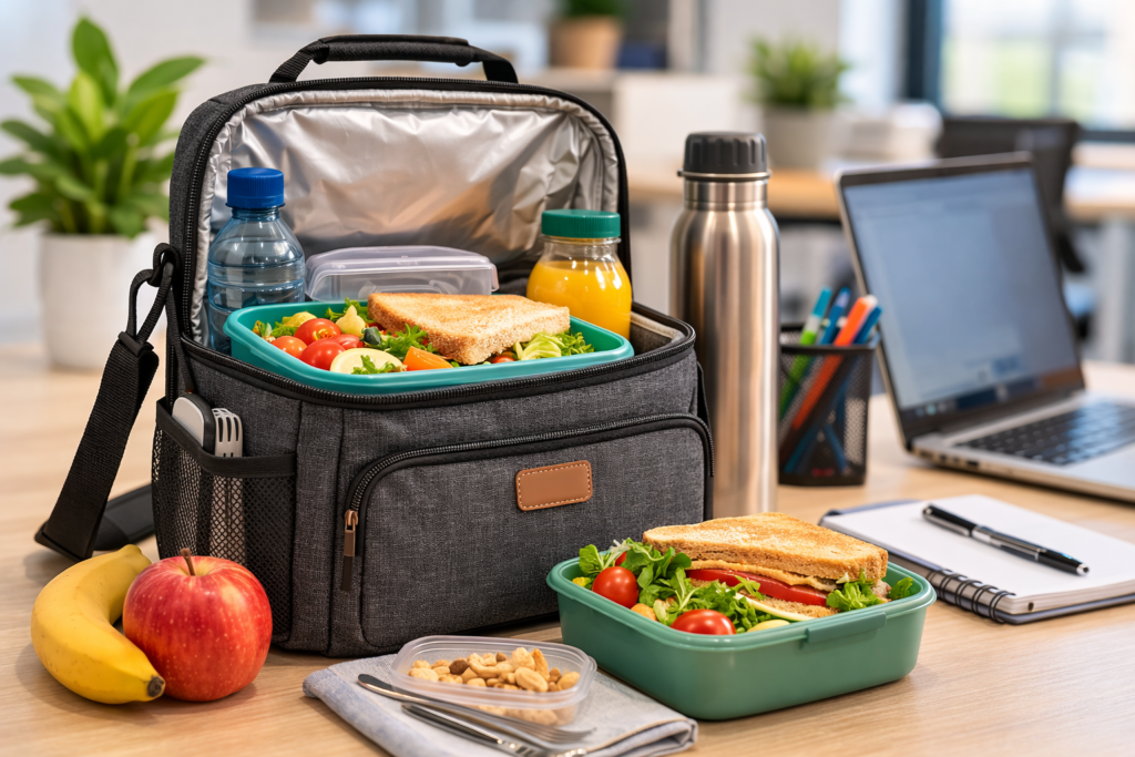 meilleur sac repas isotherme pour le bureau avec lunch box et bouteille