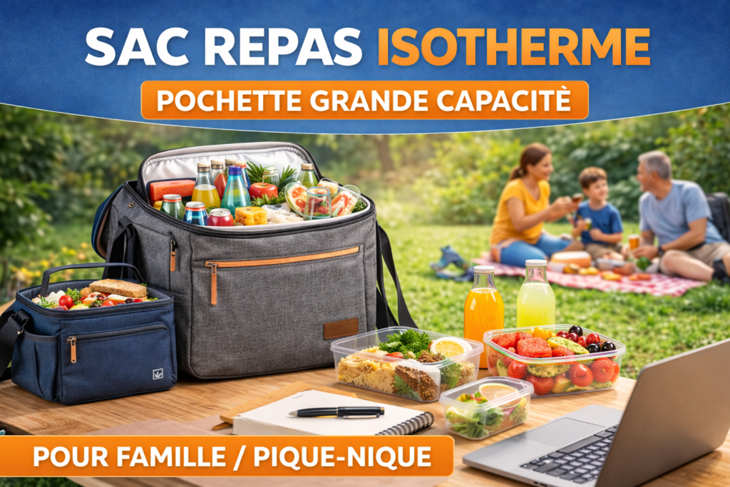 meilleur sac repas isotherme grande capacite pour famille et pique nique