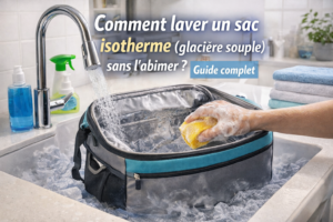 Comment laver un sac isotherme (glacière souple) sans l’abîmer ?