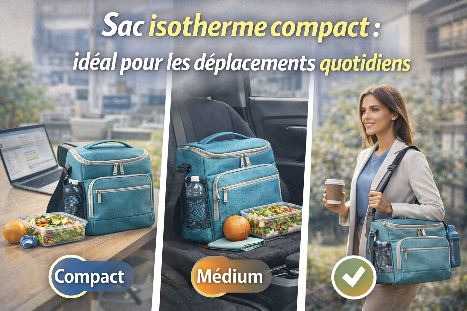 Sac isotherme compact : idéal pour les déplacements quotidiens