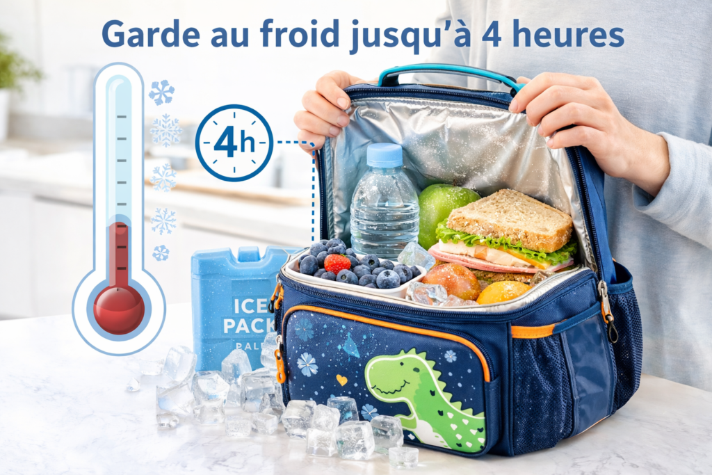 gouter enfant dans sac isotherme lunch box enfant ecole