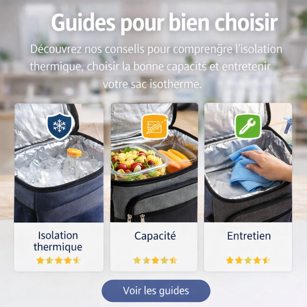 Guide pour bien choisir sac isotherme
