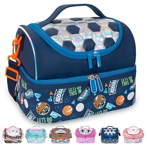 Sac Isotherme Enfant Sport Bleu – Lunch Bag École Garçon