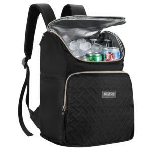 Sac à Dos Isotherme Femme Travail, 17L, Noir