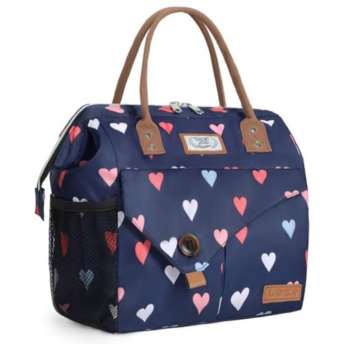 Sac isotherme bébé motif cœur
