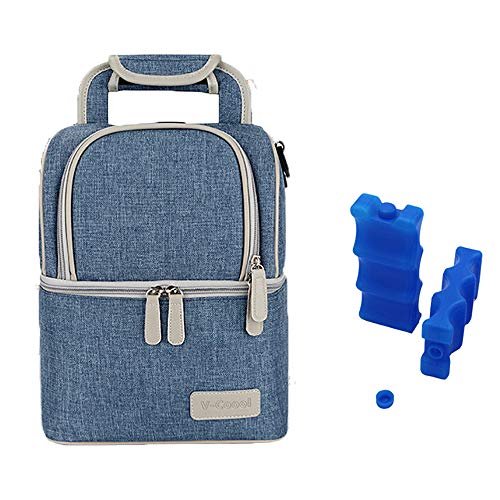 Sac isotherme bébé pour lait maternel 6L avec double compartiment