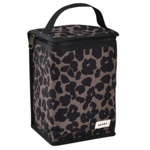 Sac isotherme bébé pour repas au design léopard