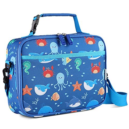 Sac Isotherme Enfant Animaux Marins – Modèle Océan Bleu