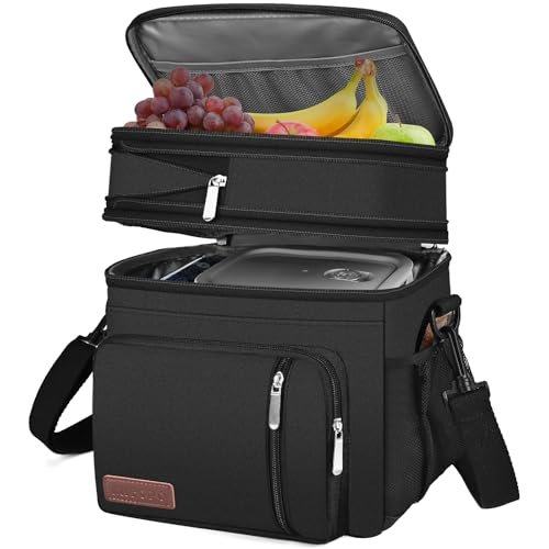sac isotherme repas 15L double niveau