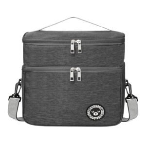 TUXUNQING Sac isotherme repas 9,6L, Petit sac isotherme, Sac lunch isotherme, Sac glaciere isotherme, Lunch bag isotherme, Glacière repas pour le travail, les voyages, le bureau et les pique-niques