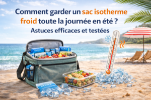 Comment garder un sac isotherme froid toute la journée en été ?