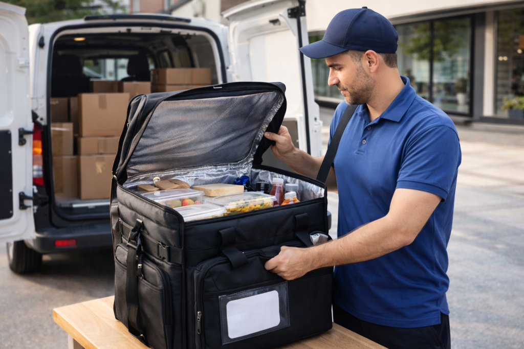 sac isotherme livraison professionnel pour transport de repas