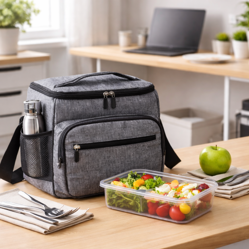 sac isotherme repas avec lunch box pour déjeuner au travail