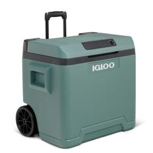 Glacière électrique avec roues Igloo 42L vert – glacière voiture portable