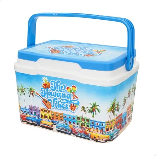 Glacière rigide 5L pour enfant – Compacte et isotherme design tropical