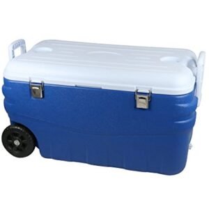 Glacière rigide camping 80L à roulettes – Grande capacité outdoor