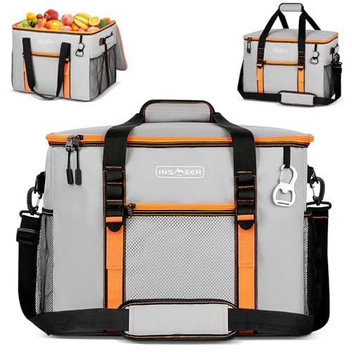 Glacière souple 50 litres isotherme étanche grande capacité pour camping et pique-nique