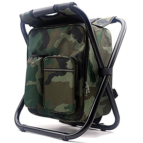 Glacière souple de pêche avec chaise pliante sac à dos isotherme 3 en 1