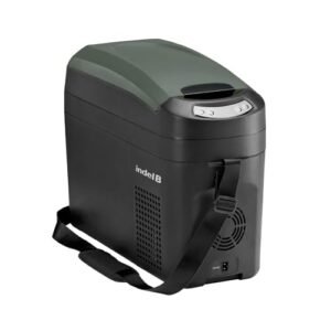 Indel B ITB18 Réfrigérateur Congélateur Portable à Compresseur, Capacité 18 Litres, pour Voiture, Camping-Car, Camion, 12/24V DC avec Prise Allume-Cigare