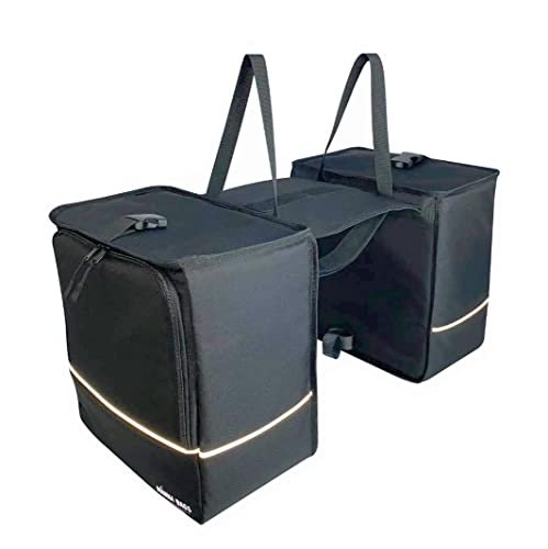 Sac isotherme livraison scooter double sac 50L