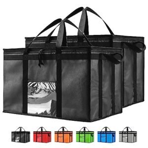 Sac isotherme pour la livraison de nourriture, 79L (Lot de 2)