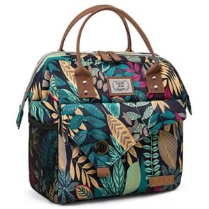 Sac isotherme repas à motif tropical pour le travail et les sorties