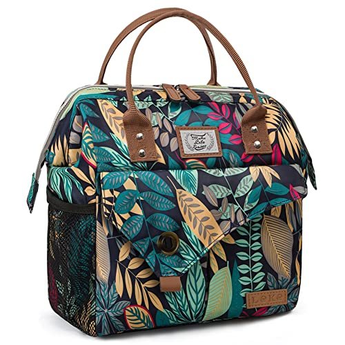Sac isotherme repas à motif tropical pour le travail et les sorties